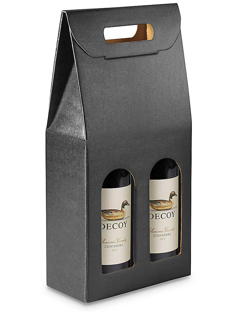2-Bottle Wine Gift Box Carrier
