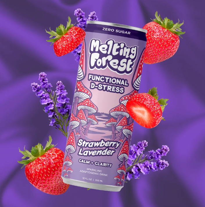 Destress Strawberry Lavender: Single can
