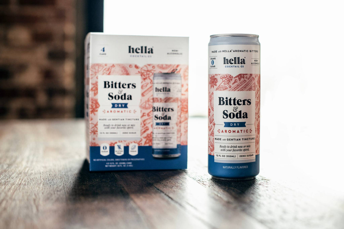 Bitters & Soda: single can