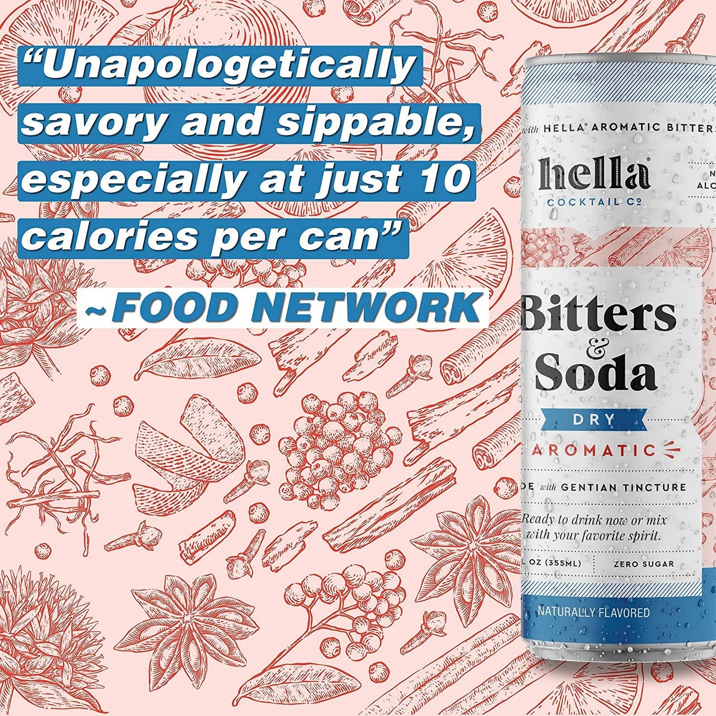Bitters & Soda: single can