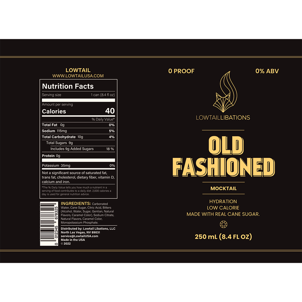 Old Fashioned: 12oz can