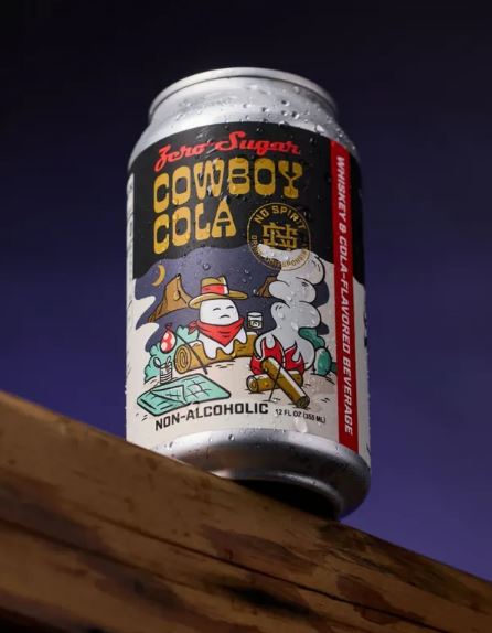 Cowboy Cola Sugar Free: Single can