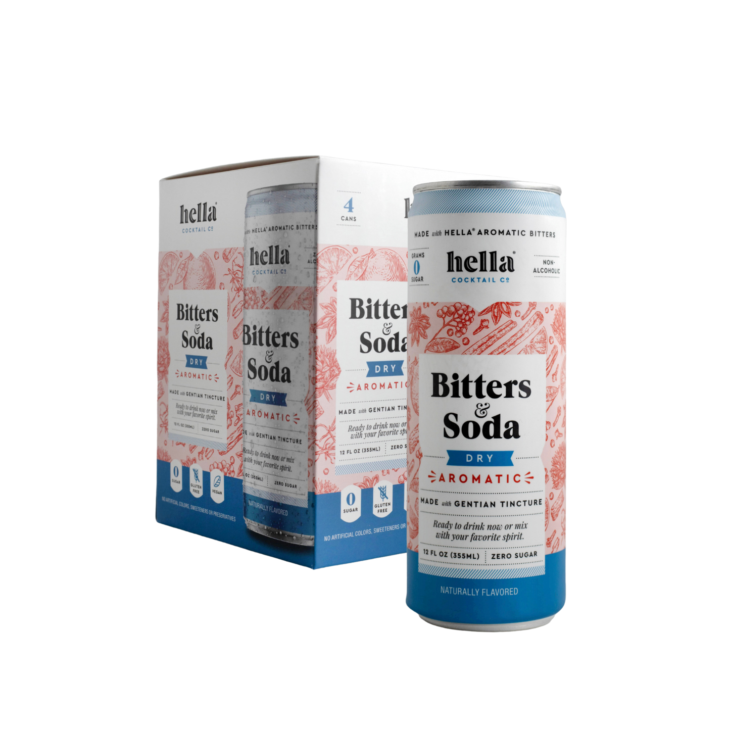 Bitters & Soda: single can