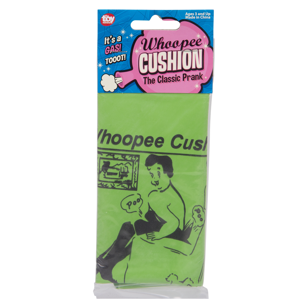 (T) 8" WHOOPEE CUSHION ASST COLORS 24CT